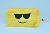 Baby girl's yellow Emoji pouch 2