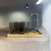 8pcs Modern Glass water set