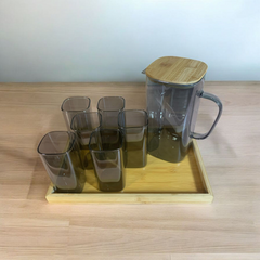 8pcs Modern Glass water set
