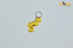 Cute Mini smiley emojis Keychain (pack of 4pcs)