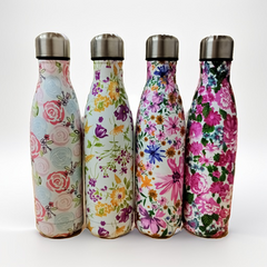 Stainless Steel Fashion Sport Water Bottle, 500ml Roses