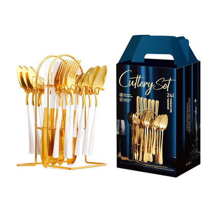 CUTLERY SET Gold Stainless Steel