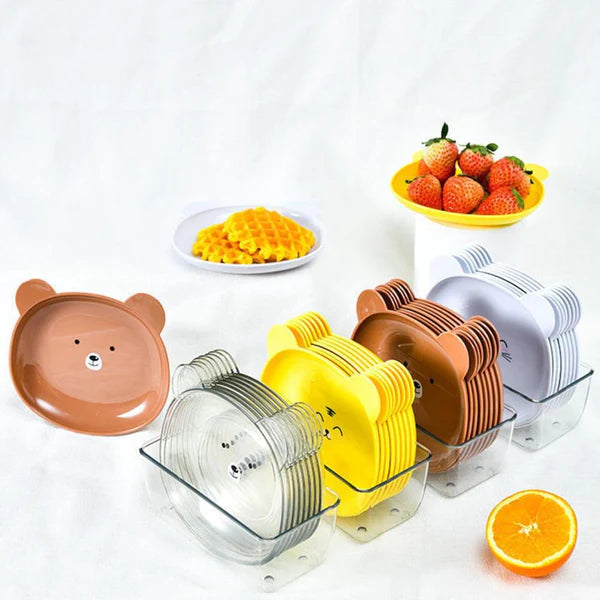 Bear Snack plate (6pcs)