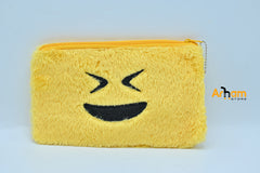 Baby girl's yellow Emoji pouch 5