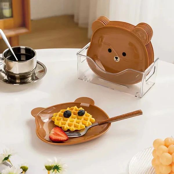 Bear Snack plate (6pcs)