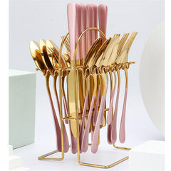 CUTLERY SET Gold Stainless Steel