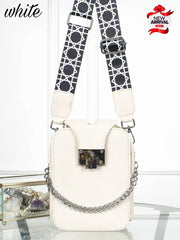 Imported 3Partition cross body bag