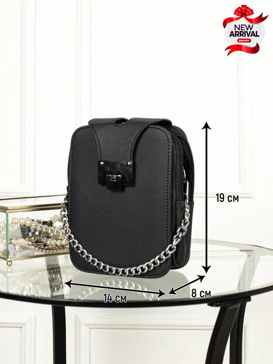 Imported 3Partition cross body bag