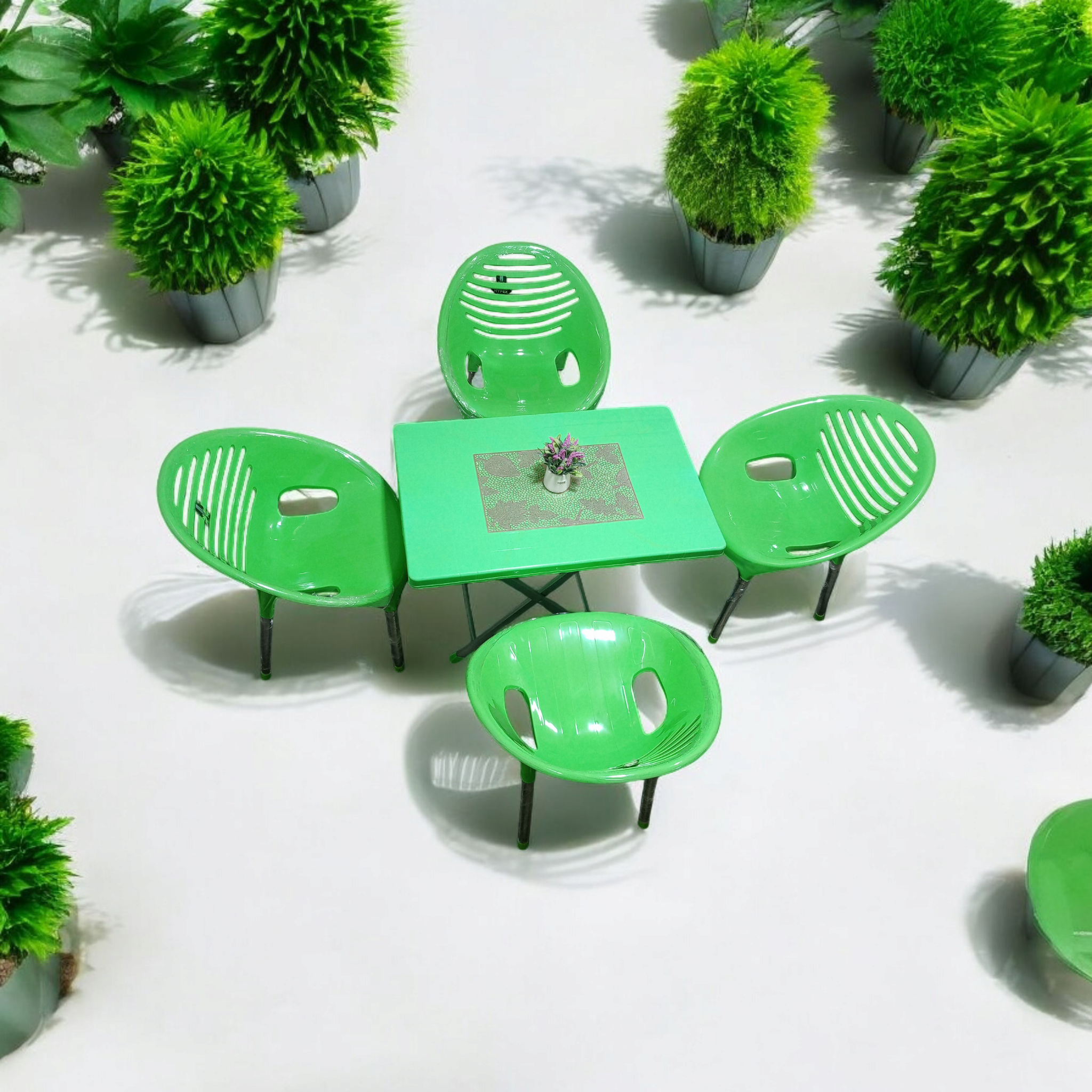 WiFi chairs set pure plus plastic 5pcs