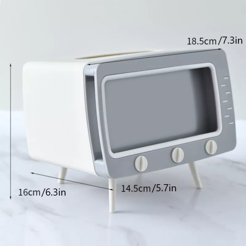 CREATIVE 2 IN 1 TV TISSUE BOX