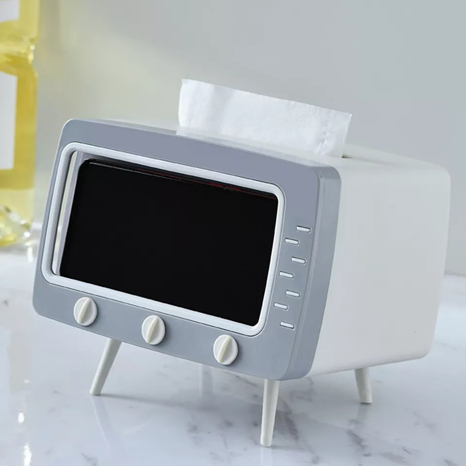 CREATIVE 2 IN 1 TV TISSUE BOX