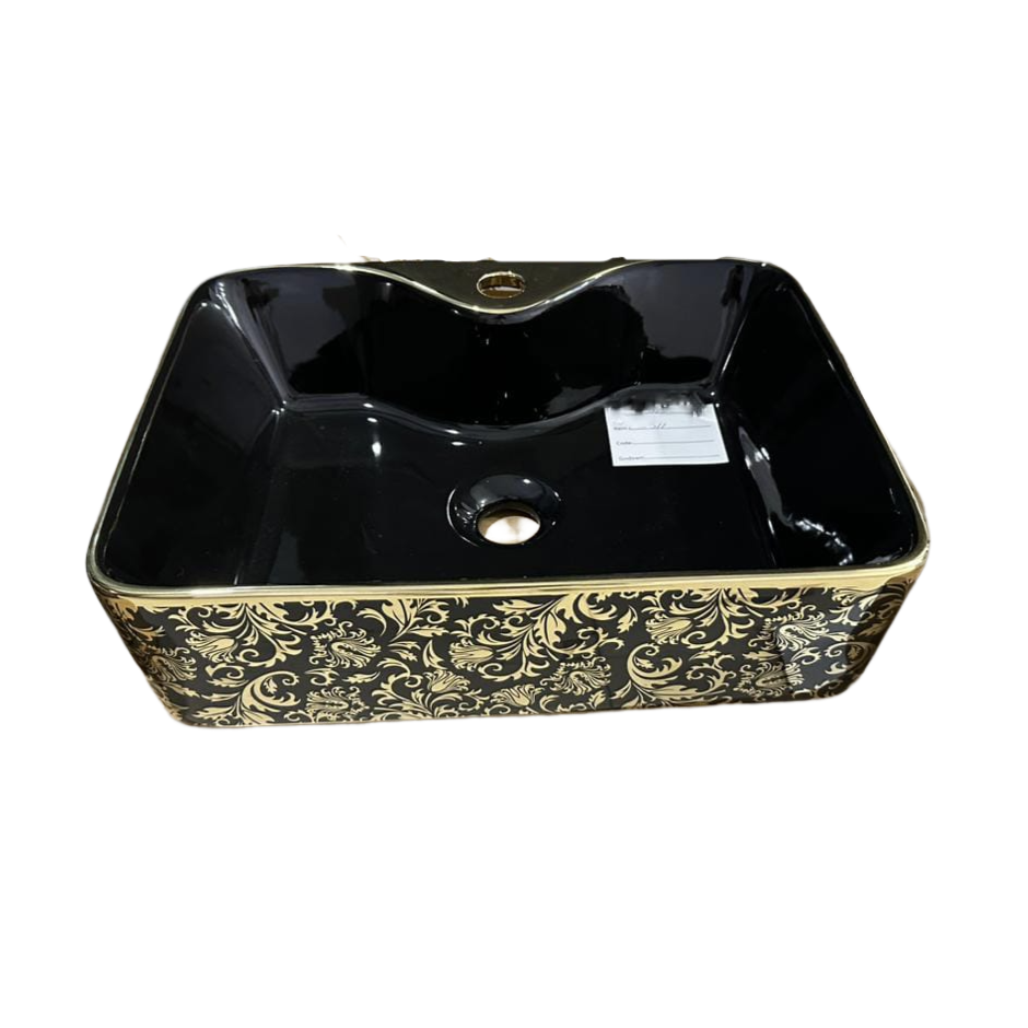 Luxury Bathware Golden & Black Washing Basin C-511