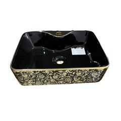 Luxury Bathware Golden & Black Washing Basin C-511