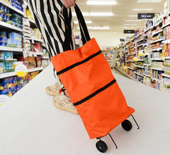 FOLDABLE SHOPPING CART WITH WHEEL