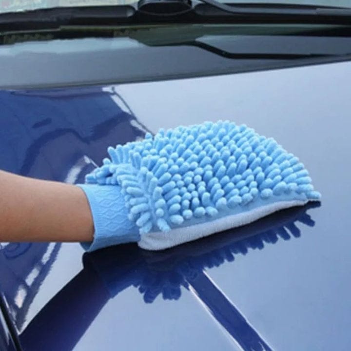 Super Mitt Microfiber Car Wash Washing Cleaning Gloves Car Washer Rubber Gloves