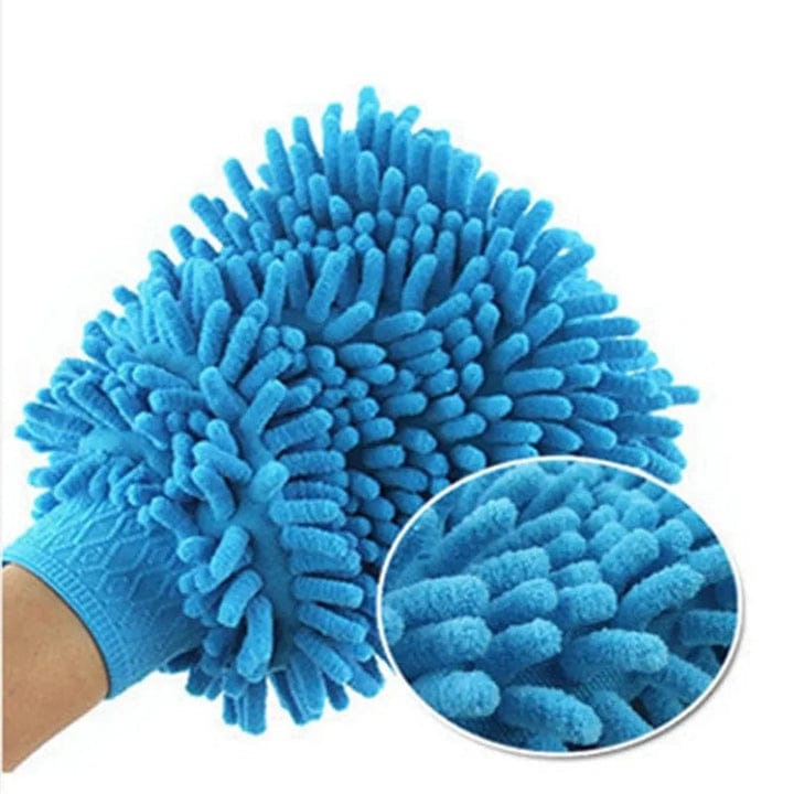 Super Mitt Microfiber Car Wash Washing Cleaning Gloves Car Washer Rubber Gloves