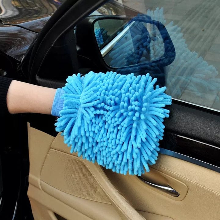 Super Mitt Microfiber Car Wash Washing Cleaning Gloves Car Washer Rubber Gloves