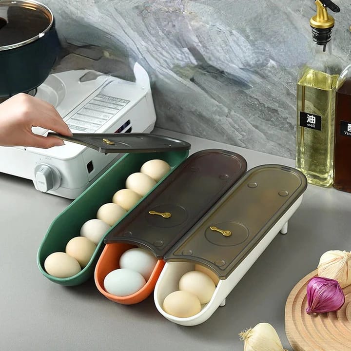 AUTO ROLLING EGG STORAGE BOX