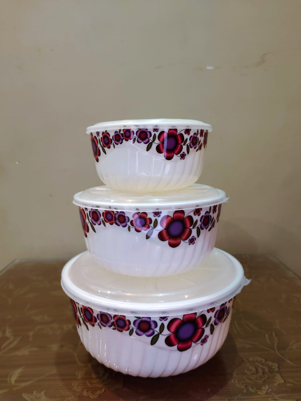 Melamine Round bowl set #804 (Just Looking Like a Wow)