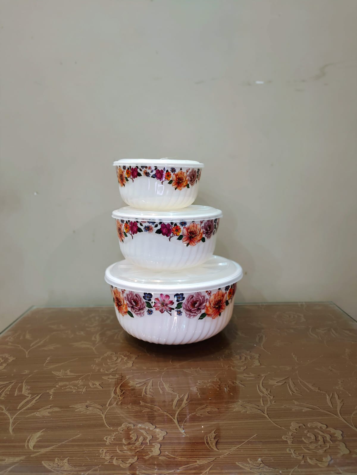 Melamine Round bowl set #806 (Just Looking Like a Wow)