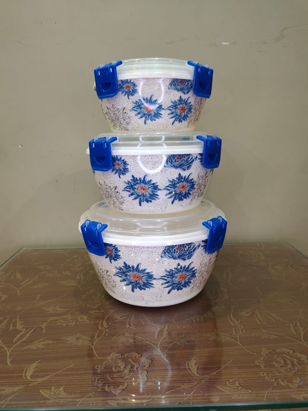 Melamine Lock bowl set #301 (Just Looking Like a Wow)