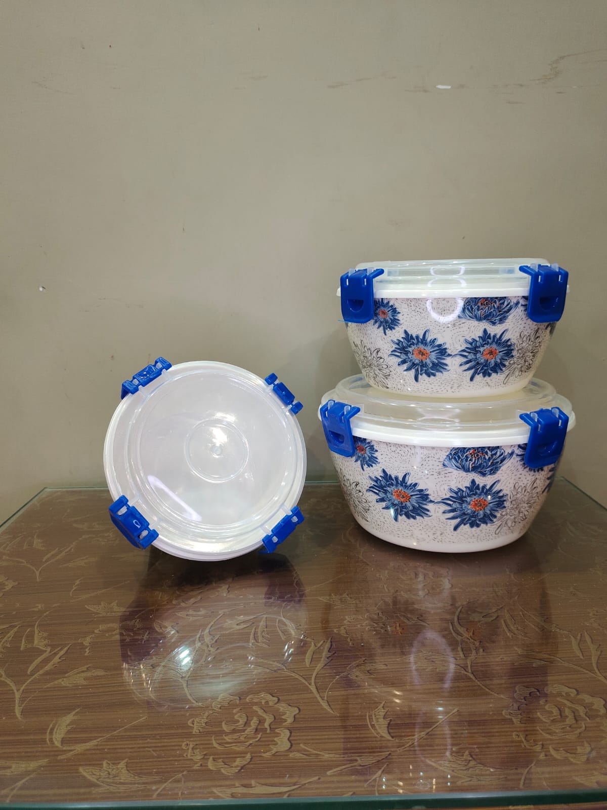 Melamine Lock bowl set #301 (Just Looking Like a Wow)