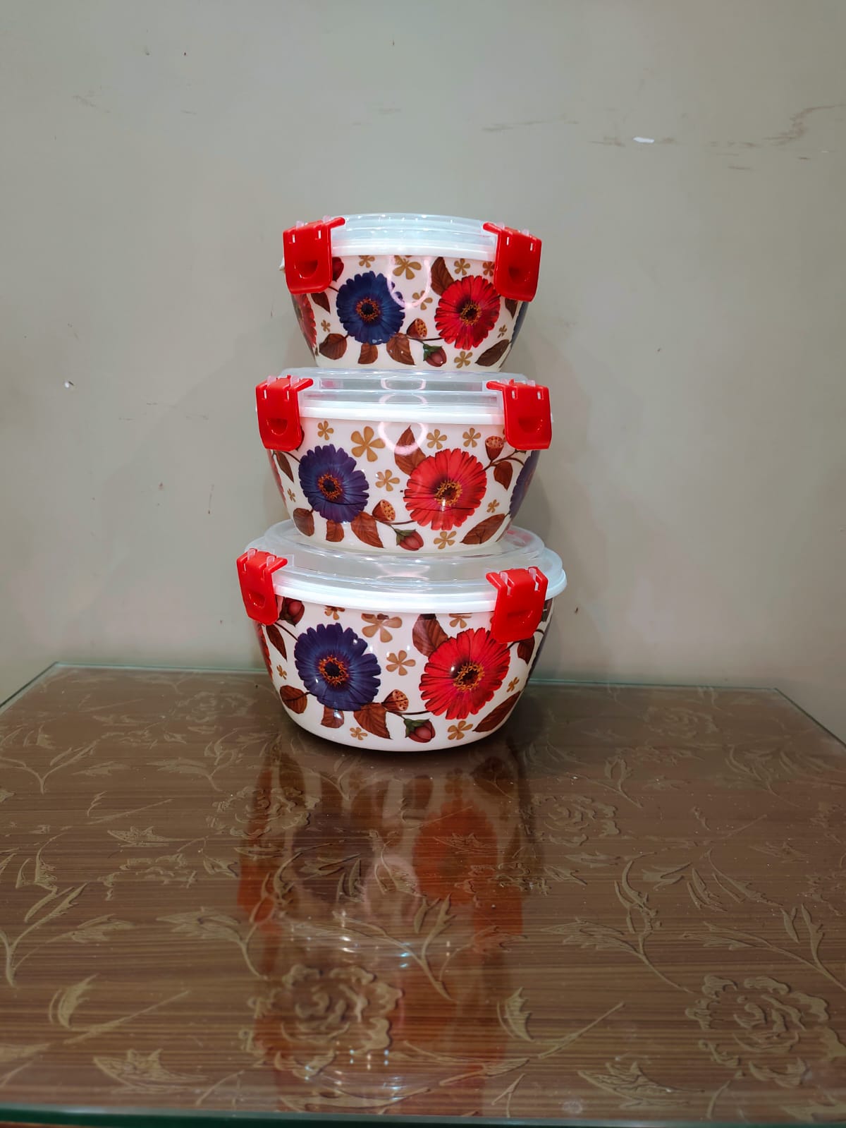 Melamine Lock bowl set #302 (Just Looking Like a Wow)