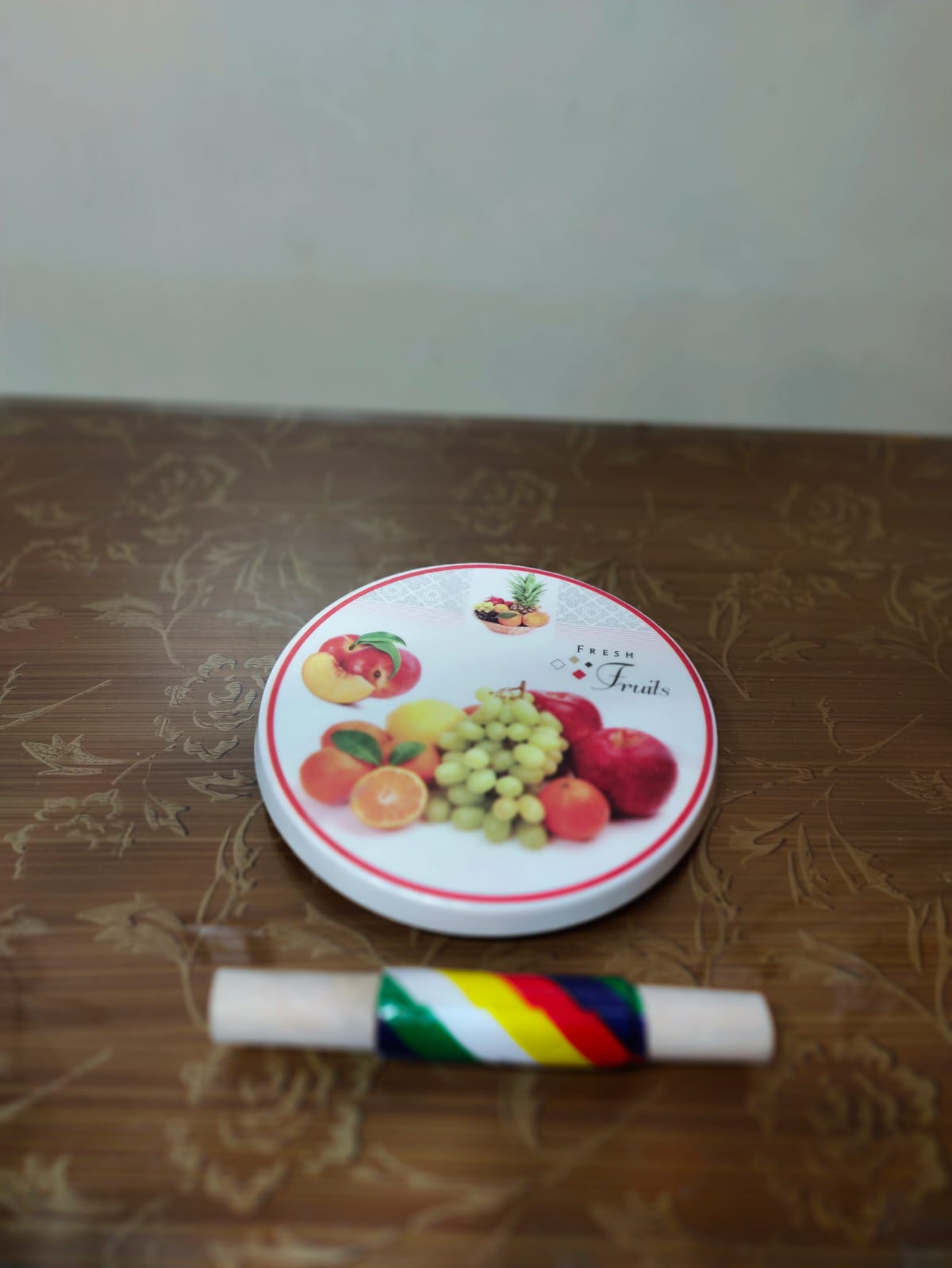 Melamine Rolling Board with Wooden Rolling Pin Toy