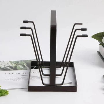 Metal glass stand with 6 placements