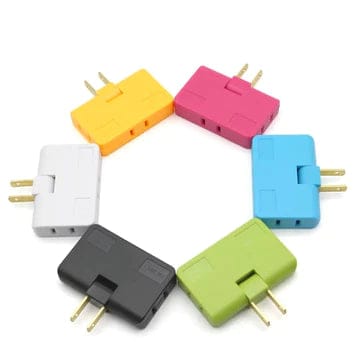 1Pcs Rotatable plug adapter