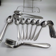 Stainless Cutlery set 29pcs with stand #1001