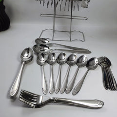 Stainless Cutlery set 29pcs with stand #1001