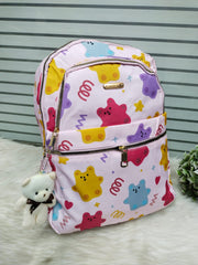 Fashion backpack with trendy prints