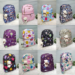 Fashion backpack with trendy prints