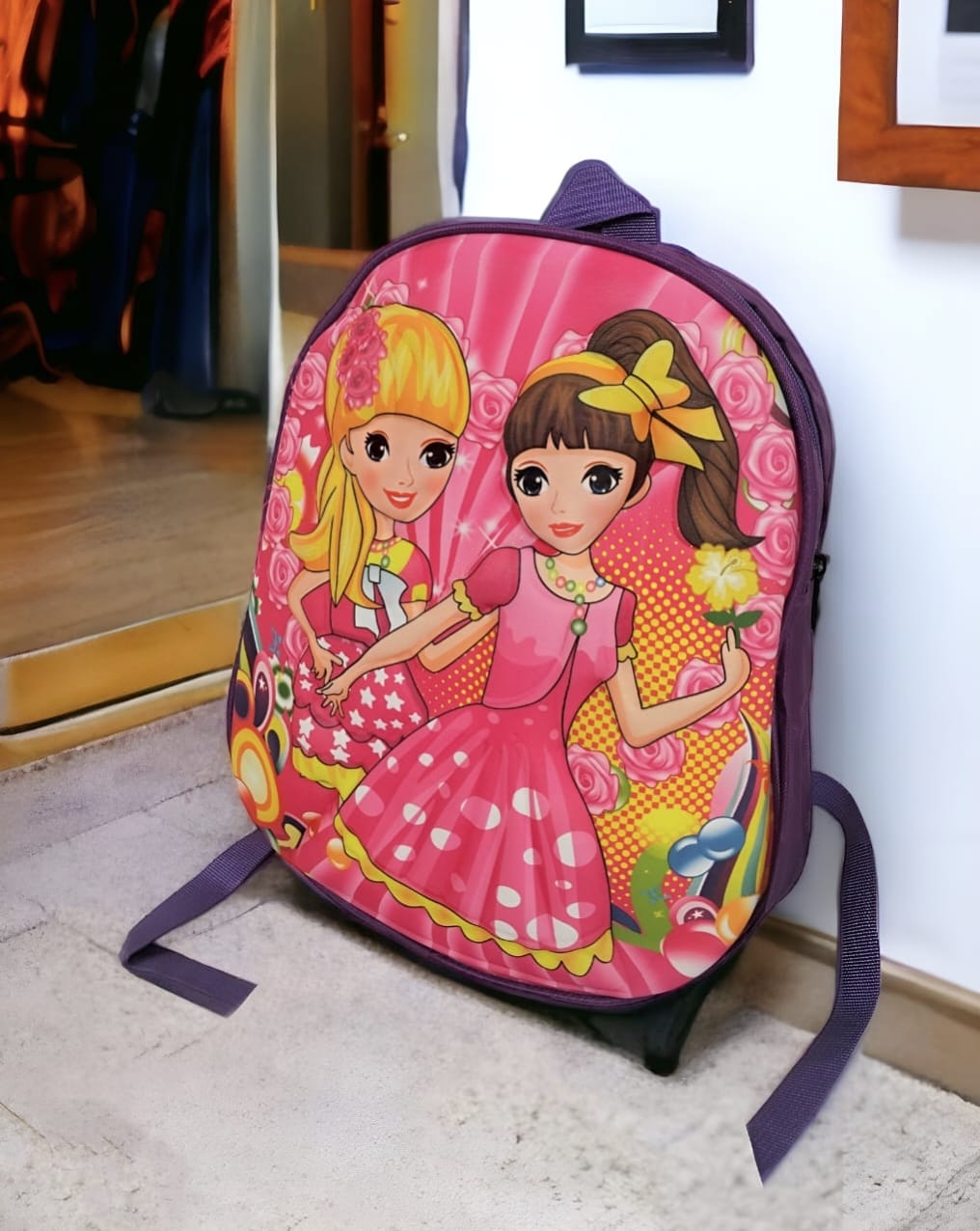 Cute Cartoon Backpack For Girls Boys Mini 3D Hard Stuff