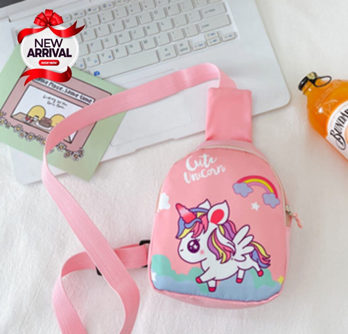 New Disney Character Waist Side Cross Body Bag for Kids