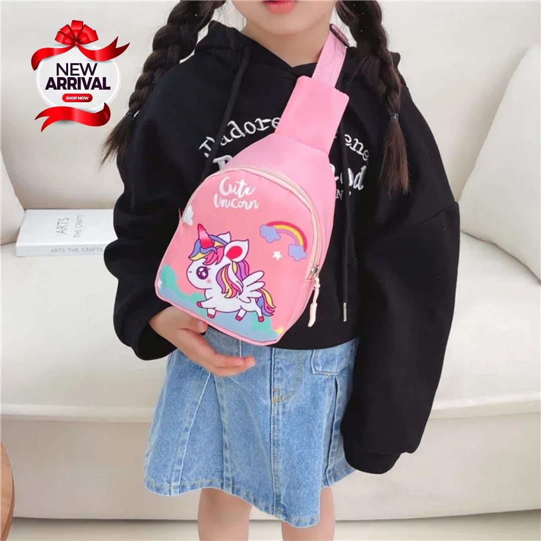 New Disney Character Waist Side Cross Body Bag for Kids