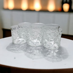 Pack of six Acrylic glass Unbreakable Small glass