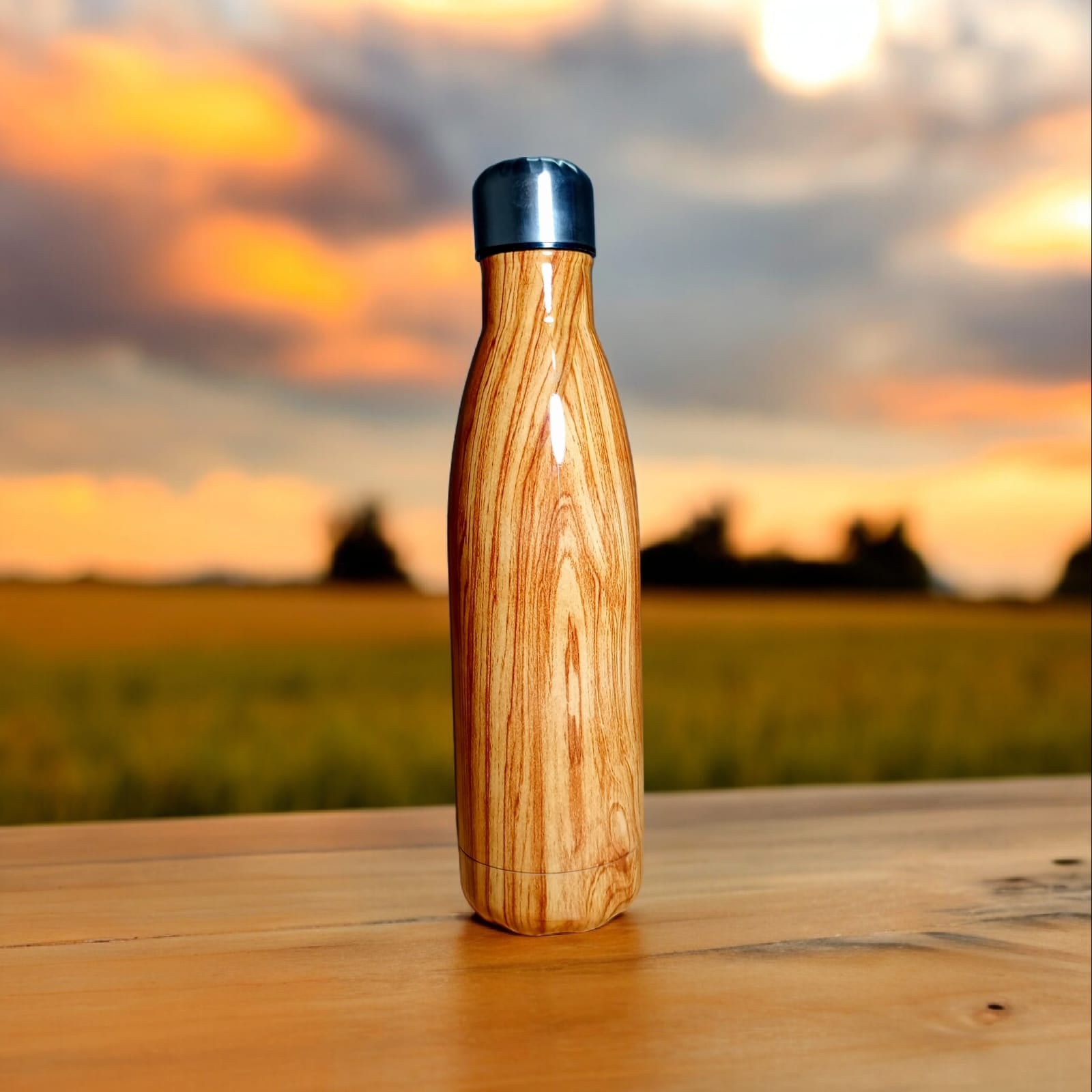 Stainless steel water bottle 500ML.