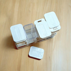 Pack of 4spice box With stand