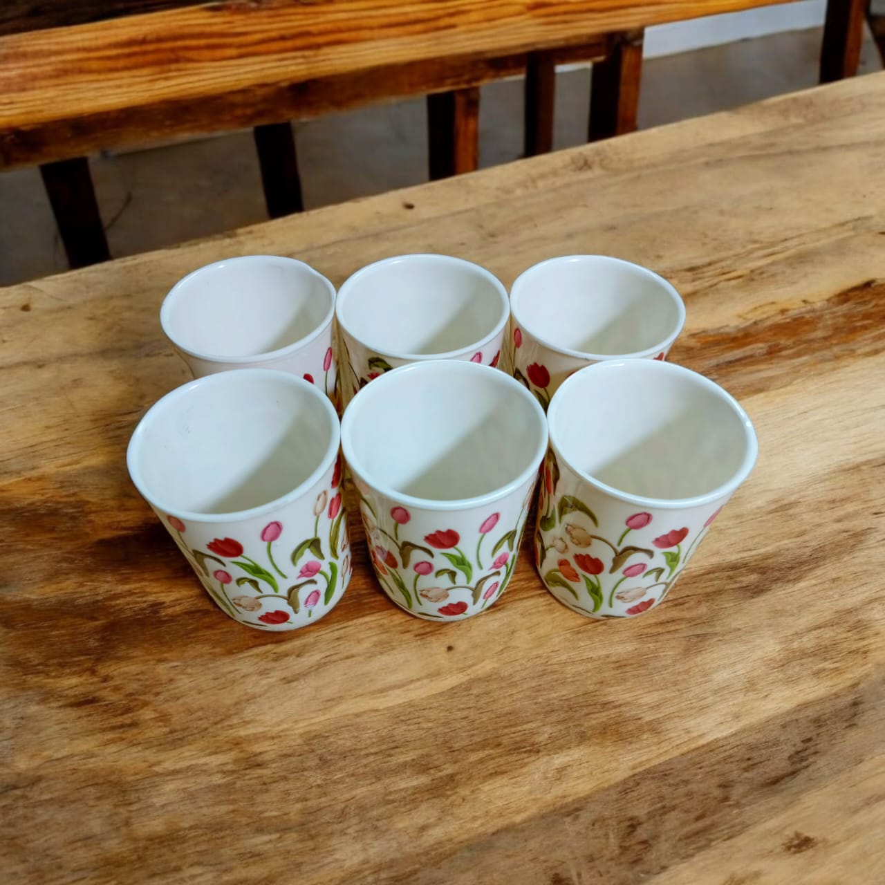 Melamine Printed Water Glass