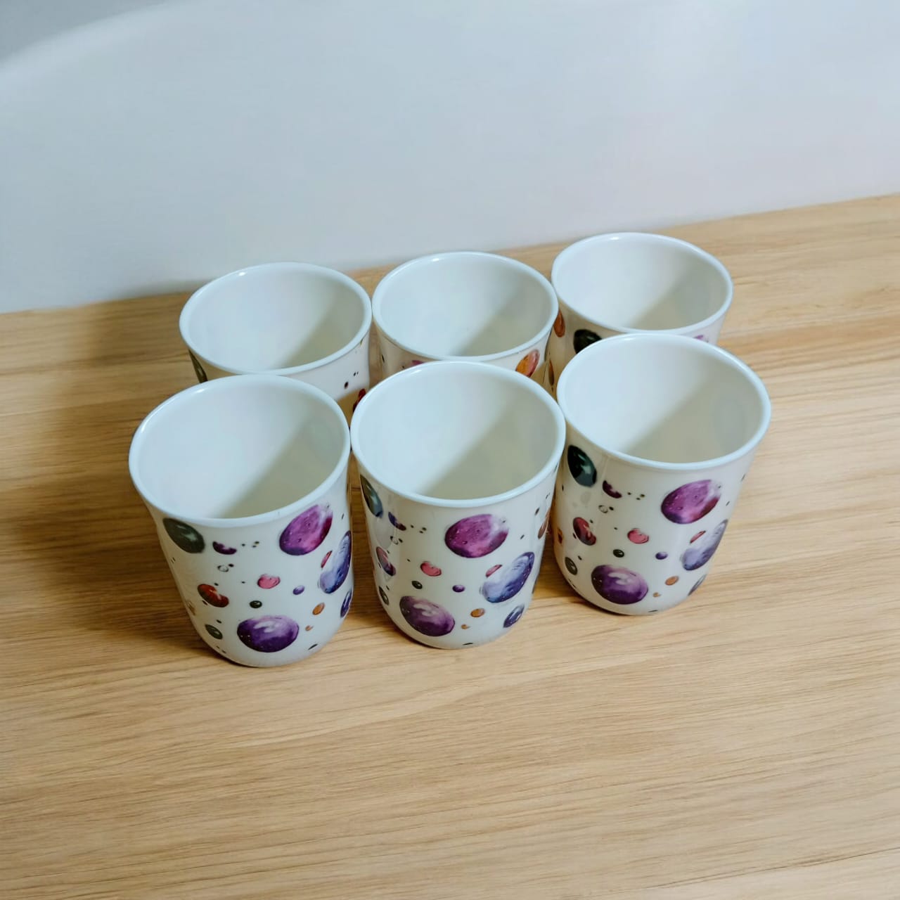 Melamine Printed Water Glass