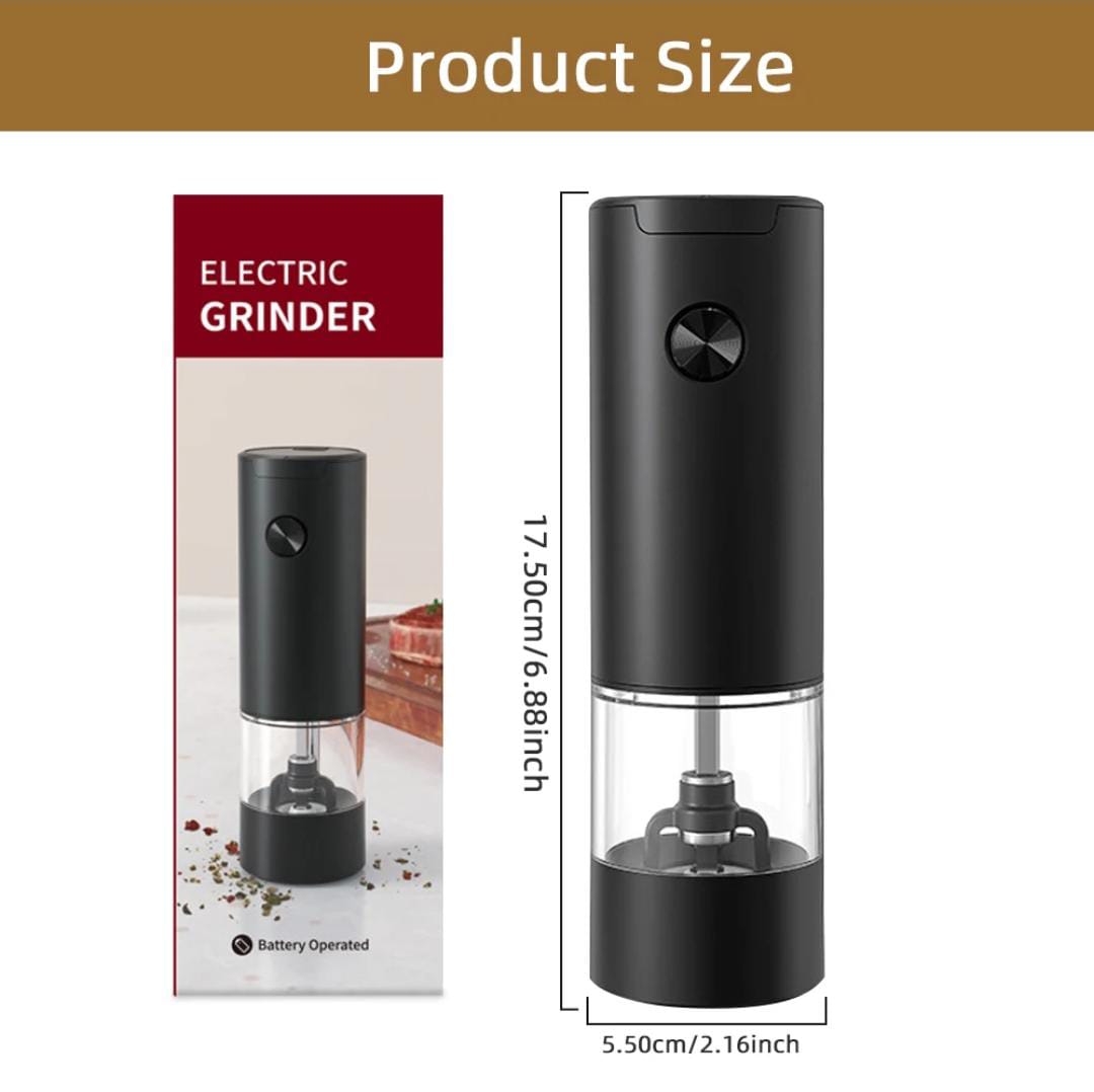 Electric Pepper Grinder with Led (Battery Operated)