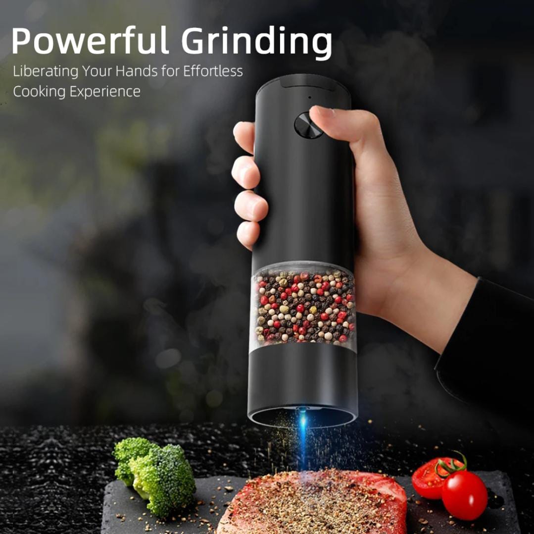 Electric Pepper Grinder with Led (Battery Operated)