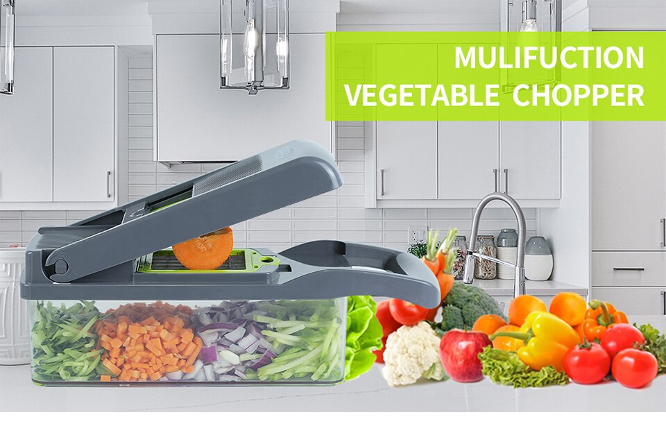 12 In 1 Multifunctional Vegetable Cutter and Slicer