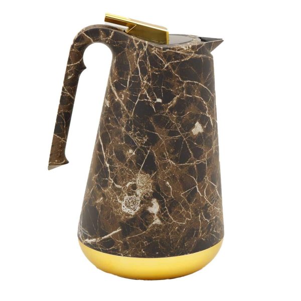 Marble brown Thermos 1 PCS 1 L