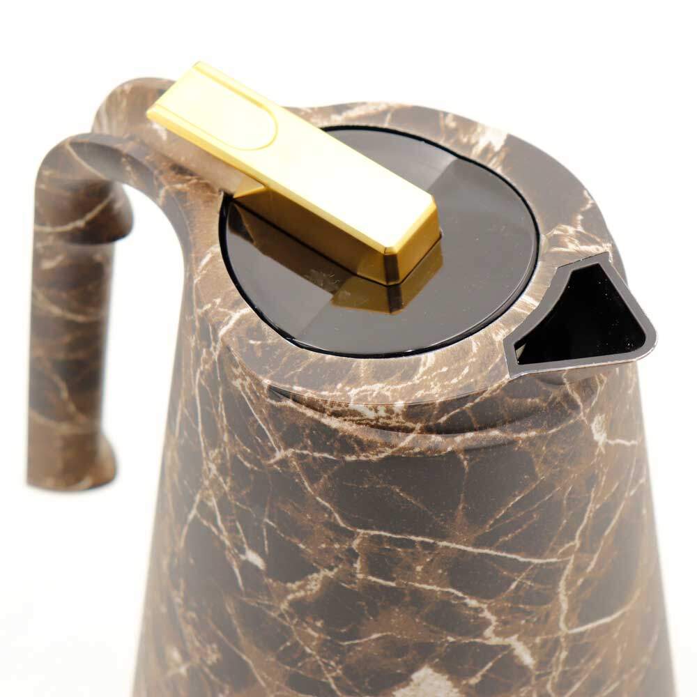 Marble brown Thermos 1 PCS 1 L