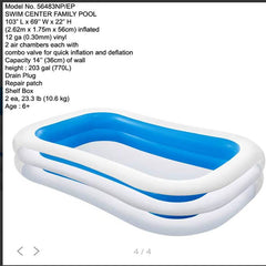 Family Pool double 103"